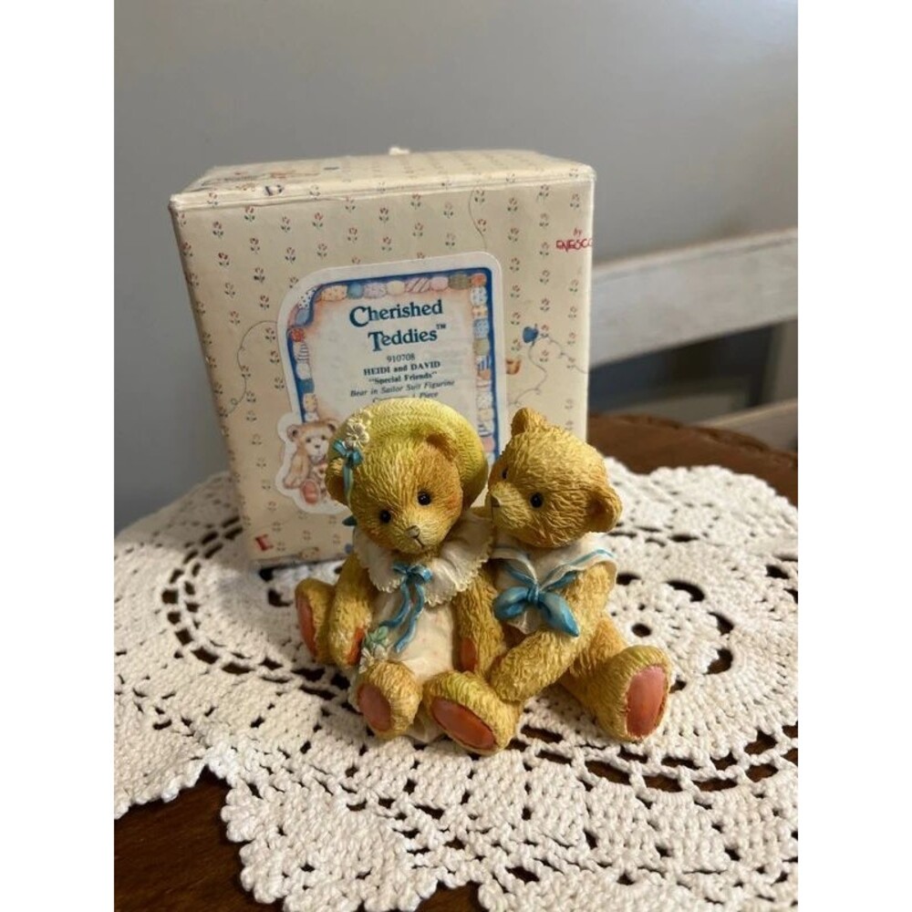 Cherished Teddies Heidi and David Figurine